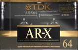 Compact Cassette: TDK  - AR-X 64