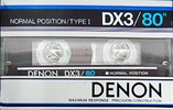 Compact Cassette: Nippon Columbia / Denon Denon - DX3 80