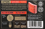 Compact Cassette: TDK  - SA-X 100