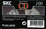 Compact Cassette SKC CD 100 Type II Chrome 2001 South Korea