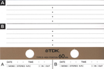 Compact Cassette: TDK  - SA 60