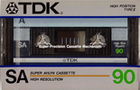 Compact Cassette: TDK  - SA 90