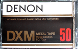 Compact Cassette: Nippon Columbia / Denon Denon - DXM 50