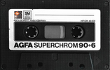 Compact Cassette: AGFA  - Superchrom 90+6