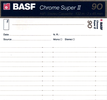 Compact Cassette: BASF  - Chrome Super II 90