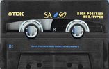 Compact Cassette: TDK  - SA 90