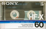 Compact Cassette: Sony  - HF-X 60