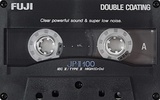 Compact Cassette Fuji JP-II 100 Type II Chrome 1994 Europe