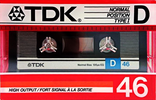 Compact Cassette: TDK  - D 46