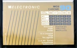 Compact Cassette Melectronic MC II 90 Type II Chrome 1987 Switzerland