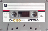 Compact Cassette: TDK  - D 180