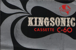 Compact Cassette:  Kingsonic -  60