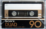 Compact Cassette: Sony  - Duad 90