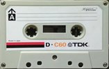 Compact Cassette TDK D 60 Type I Normal 1972 Japan