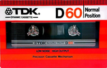 Compact Cassette: TDK  - D 60