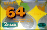 2 pack: Sony  - CDix I 64