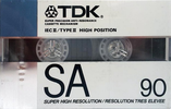 Compact Cassette: TDK  - SA 90