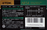 Compact Cassette: TDK  - AR 54