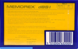 Compact Cassette: Memorex  - dBS I 90