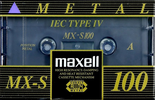 Compact Cassette: Maxell / Hitachi Maxell - MX-S 100