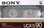 Compact Cassette Sony UCX-S 60 Type II Chrome 1985 North America