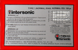 Compact Cassette: Unknown Intersonic -  60