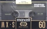 Compact Cassette: Maxell / Hitachi Maxell - MX-S 60