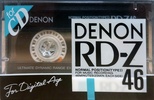 Compact Cassette Denon RD-Z 46 "RD-Z46N" Type I Normal 1988 Japan