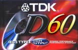 Compact Cassette: TDK  - D 60