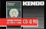 Compact Cassette:  Kendo - CD-Q 90