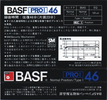 Compact Cassette: BASF  - Pro I 46