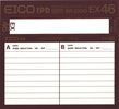 Compact Cassette: Unknown Eico 1PD - EX 46