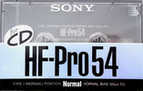 Compact Cassette: Sony  - HF-Pro 54