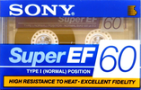 Compact Cassette: Sony  - Super EF 60