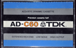 Compact Cassette: TDK  - AD 60