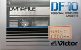 Compact Cassette Victor DF 10 "Dynafile" Computer Cassette 1981 Japan