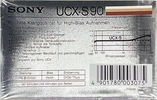 Compact Cassette Sony UCX-S 90 Type II Chrome 1985 Germany