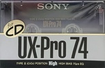 Compact Cassette Sony UX-Pro 70 "UX-PRO74B" Type II Chrome 1989 Japan