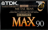 Compact Cassette: TDK  - MA-X 90