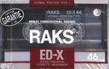 Compact Cassette: RAKS  - ED-X 46