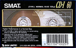 Compact Cassette: Sunkyong Magnetic Limited (SKM) Smat - CD-I 60