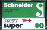 Compact Cassette: Unknown Schneider -  60