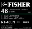 Compact Cassette: Unknown Fisher - LN 46