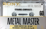 Compact Cassette: Sony  - Metal Master 60