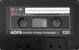 Compact Cassette: AGFA  - Super Ferro Dynamic 120