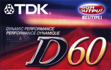 Compact Cassette: TDK  - D 60