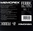 Compact Cassette: Memorex  - dBS+ 90