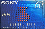 Compact Cassette: Sony  - Hi Fi 60