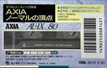 Compact Cassette: FUJI AXIA - AU-Ix 80