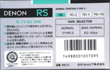 Compact Cassette: Nippon Columbia / Denon Denon - RS 10